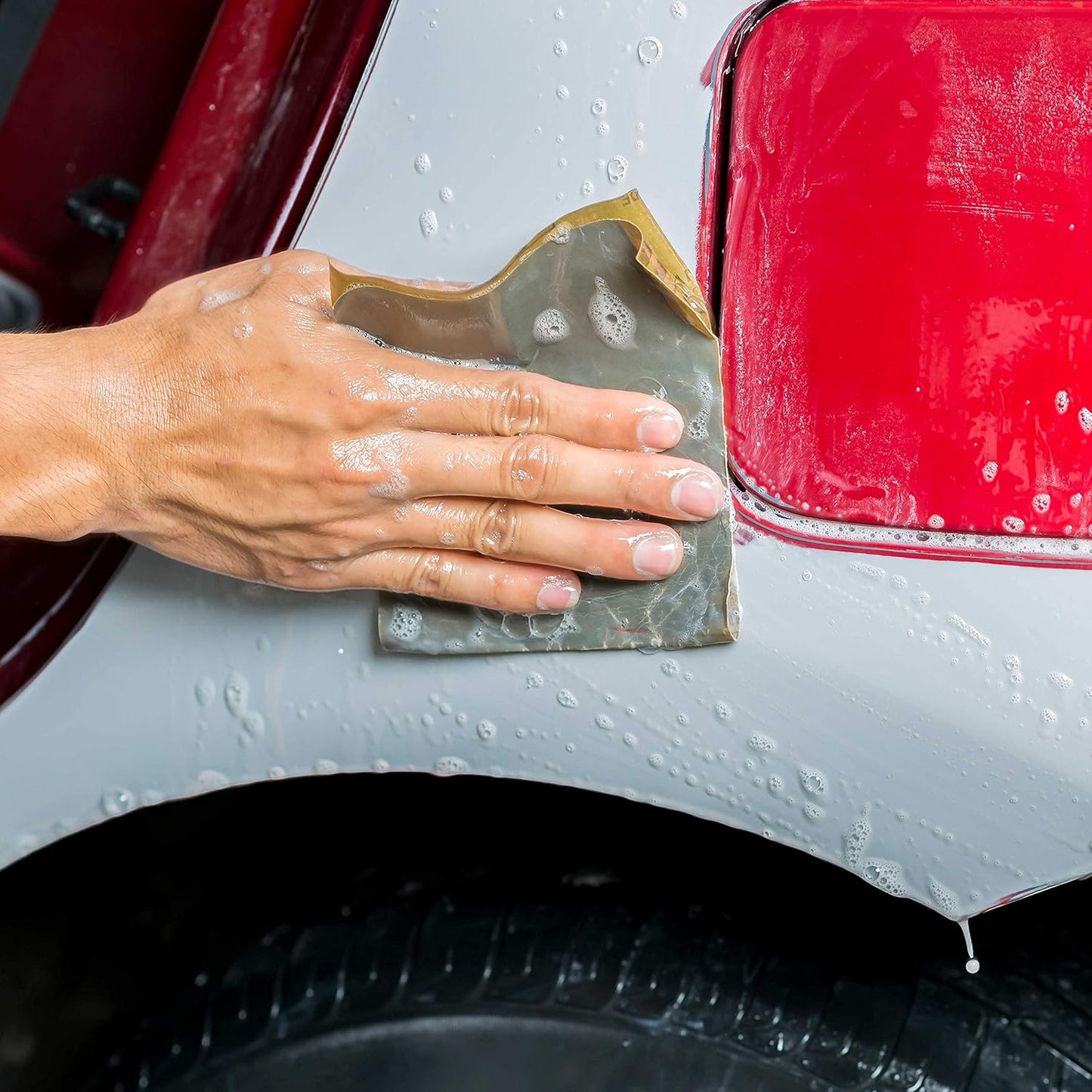 Dura-Gold Premium 120 Grit Wet or Dry Sandpaper Sheets, 5-1/2" x 9", Box of 15 - Coarse-Cut Sanding, Detailing, Polishing Automotive, Woodworking Wood Furniture, Metal Finishing Hand Sand Block Sander