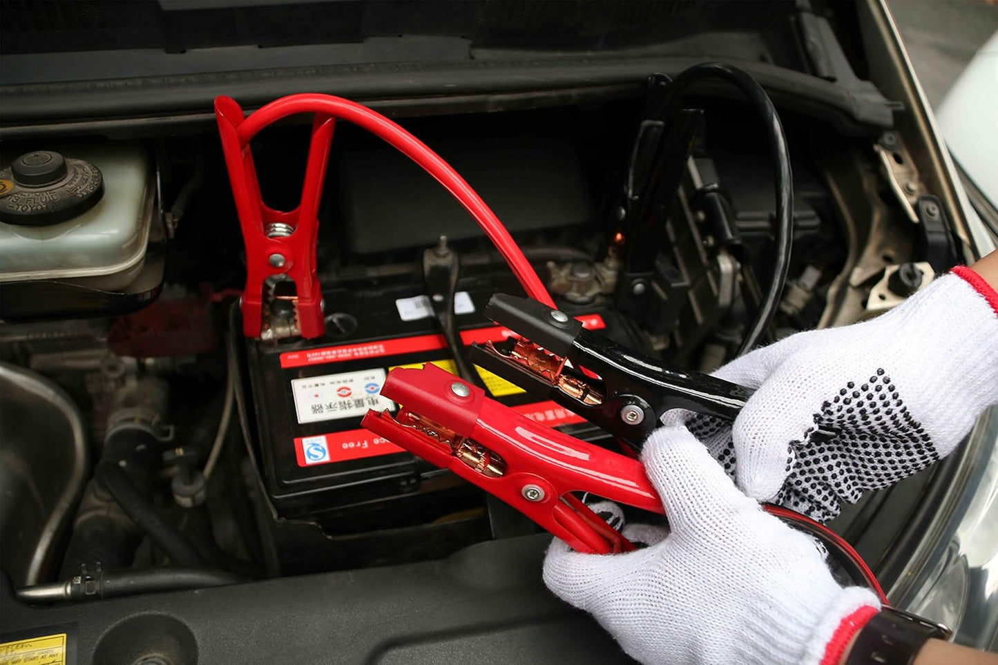 UL-Listed Jumper Cables - 4 Gauge 20 Feet Battery Cables for car, Heavy Duty Booster Cables (4AWG x 20Ft) with Carry Bag