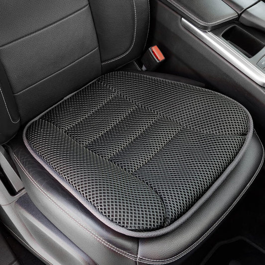 AEROiVi Car Seat Cushion for Driving, Breathable 3D Air Mesh, Non-Slip Bottom, Comfort Car Seat Protector, Car Seat Pad Also Works with Truck and Office Chair Home