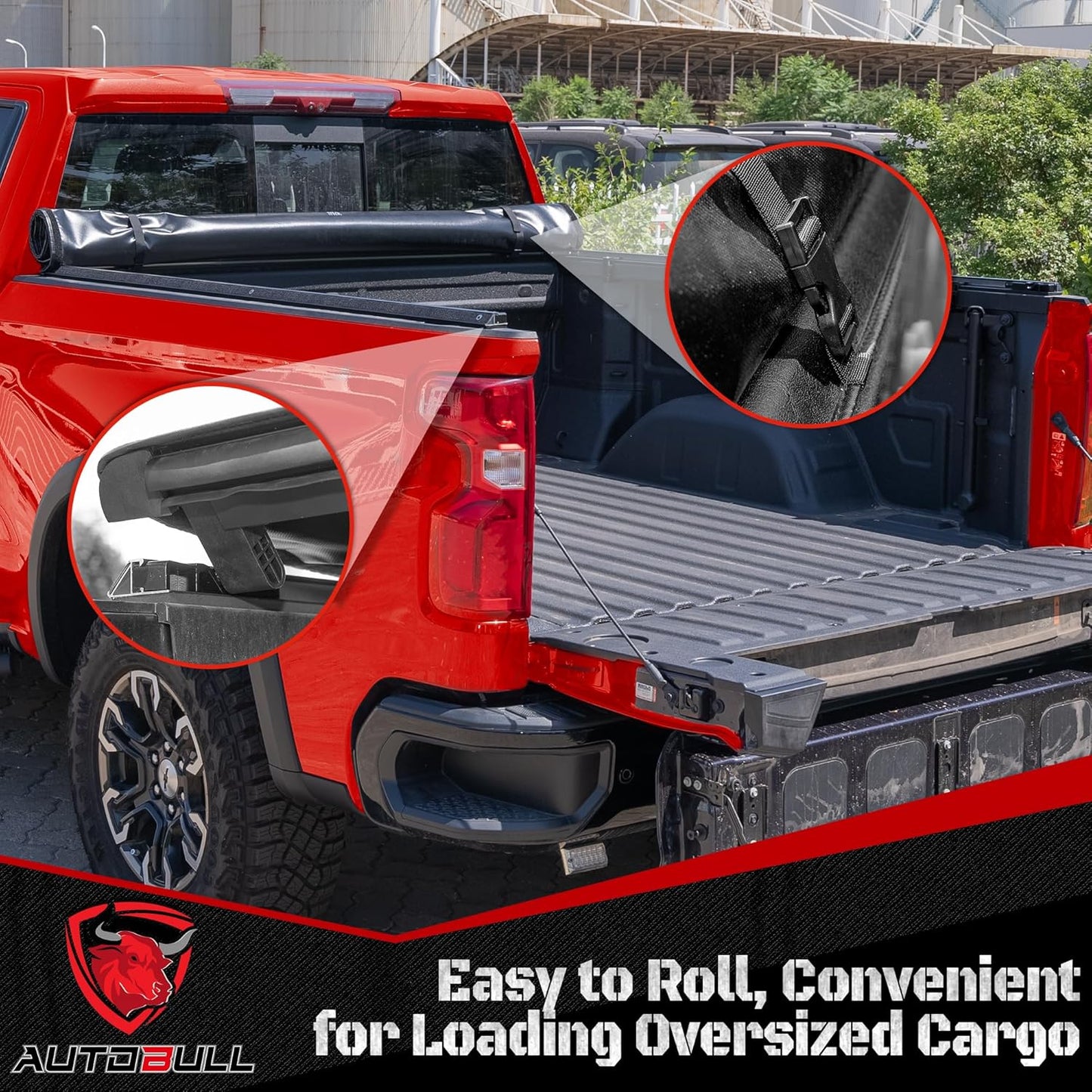 Soft Roll-up tonneau Cover Compatible with 2007-2021 Toyota Tundra(Excl. Trail Edition) 5.5ft Bed (66.7"), PVC Top Alloy Steel Structure